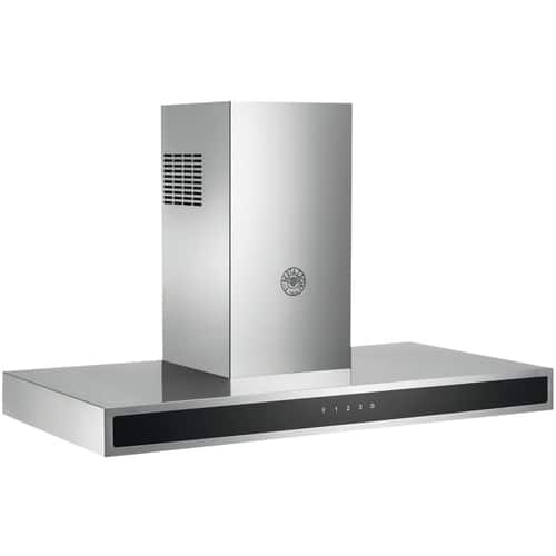 Bertazzoni - Design Series 36" Convertible Range Hood - Stainless steel - Front_Standard