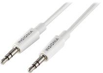 Insignia - 6' Mini Stereo Audio Cable - White