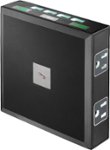 Rocketfish - Premium 6 Outlet/4 USB Wall Tap 2880 Joules Surge Protector - Black