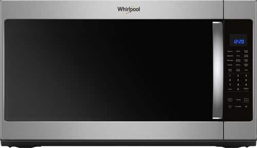Whirlpool - 2.1 Cu. Ft. Over-the-Range Microwave with Sensor Cooking - Fingerprint Resistant Stainless Steel - Front_Standard