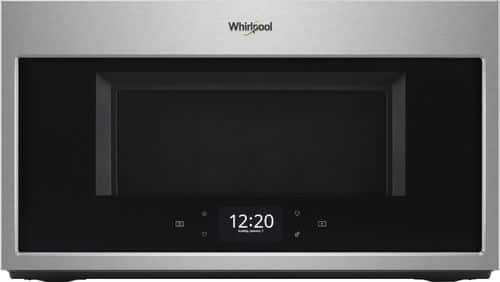 Whirlpool - 1.9 Cu. Ft. Convection Over-the-Range Microwave - Stainless steel - Front_Standard