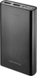 Insignia - 15,000 mAh Portable Charger for Most USB-Enabled Devices - Black