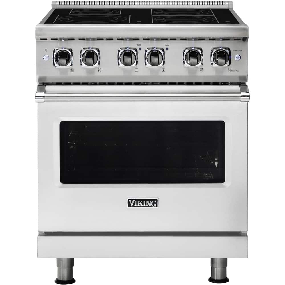 Viking - 4.7 Cu. Ft. Self-Cleaning Freestanding Electric Induction ...