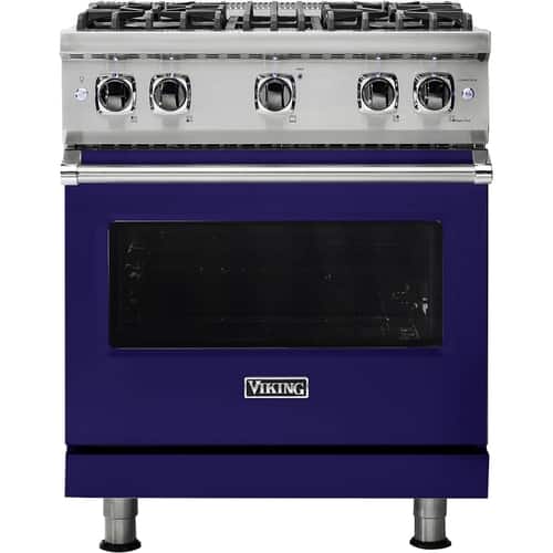 Viking - 4.0 Cu. Ft. Freestanding Gas Convection Range - Cobalt Blue - Front_Standard