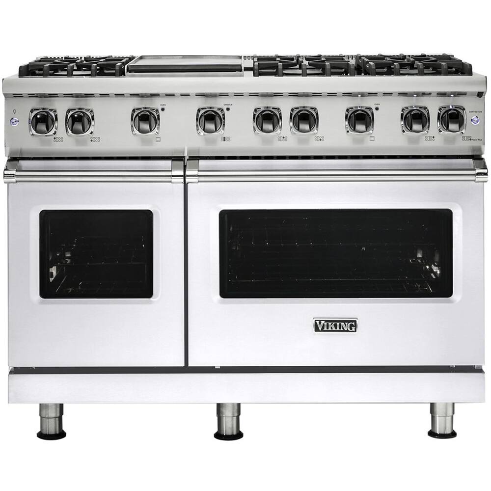 Double Wall Ovens Pacific S Viking Freestanding Double Oven Gas Convection Range White