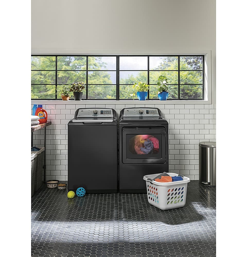 GE - 5.0 Cu. Ft. 13-Cycle Top-Loading Washer - Diamond Gray - Alt_View_Standard_14