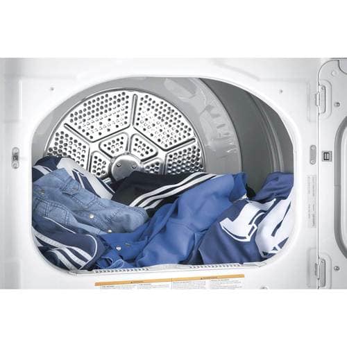 GE - 7.4 Cu. Ft. 14-Cycle Electric Dryer with Steam - White on White/Silver - Alt_View_Standard_13