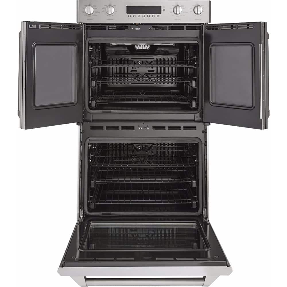 Monogram - 29.8" Built-In Double Electric Convection Wall Oven - Stainless steel - Alt_View_Standard_1