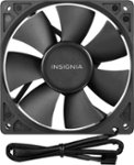 Insignia - 120mm Case Cooling Fan - Black