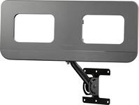Rocketfish - Outdoor Amplified HDTV Antenna - Gray