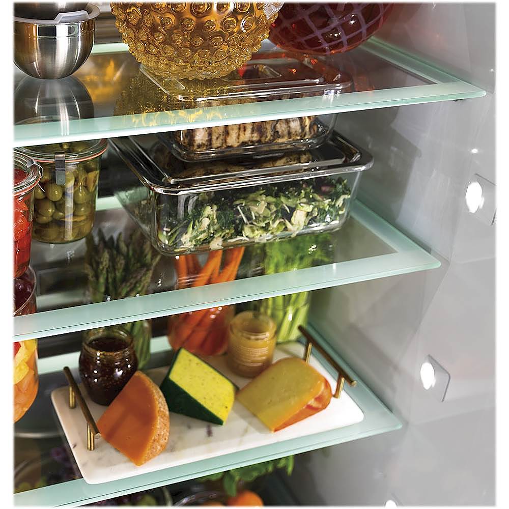 Monogram - 13.1 Cu. Ft. Built-In Refrigerator - Gray - Alt_View_Standard_12