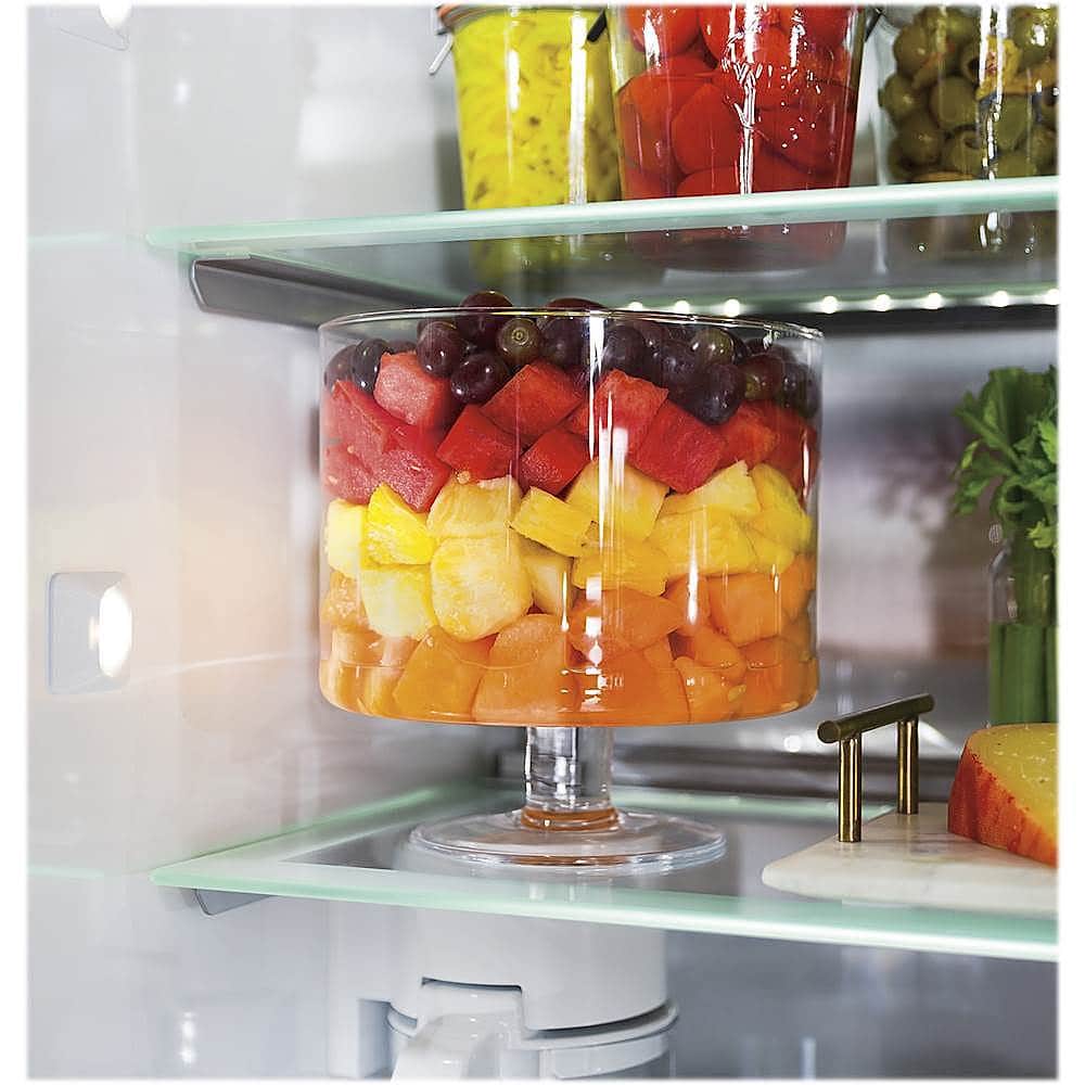 Monogram - 13.1 Cu. Ft. Built-In Refrigerator - Gray - Alt_View_Standard_14