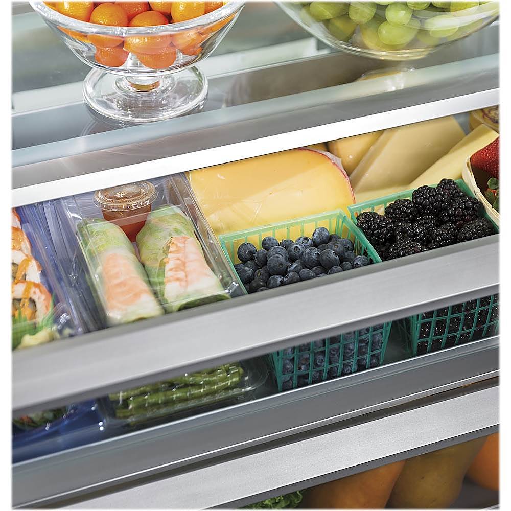 Monogram - 13.1 Cu. Ft. Built-In Refrigerator - Gray - Alt_View_Standard_15