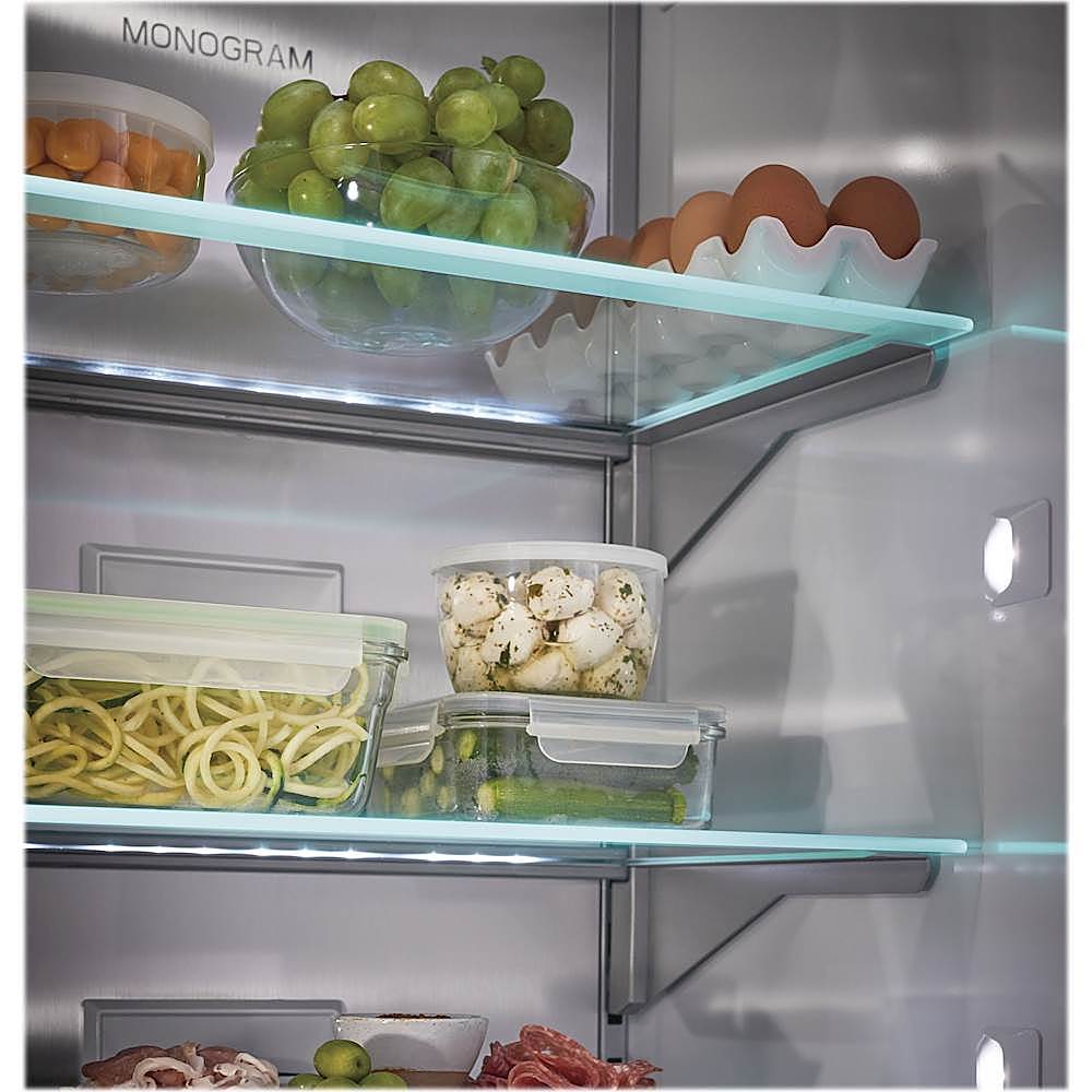 Monogram - 17.3 Cu. Ft. Built-In Refrigerator - Gray - Alt_View_Standard_16