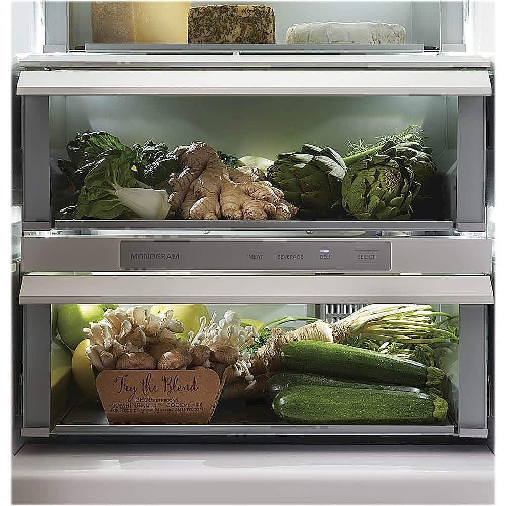 Monogram - 17.3 Cu. Ft. Built-In Refrigerator - Gray - Alt_View_Standard_17