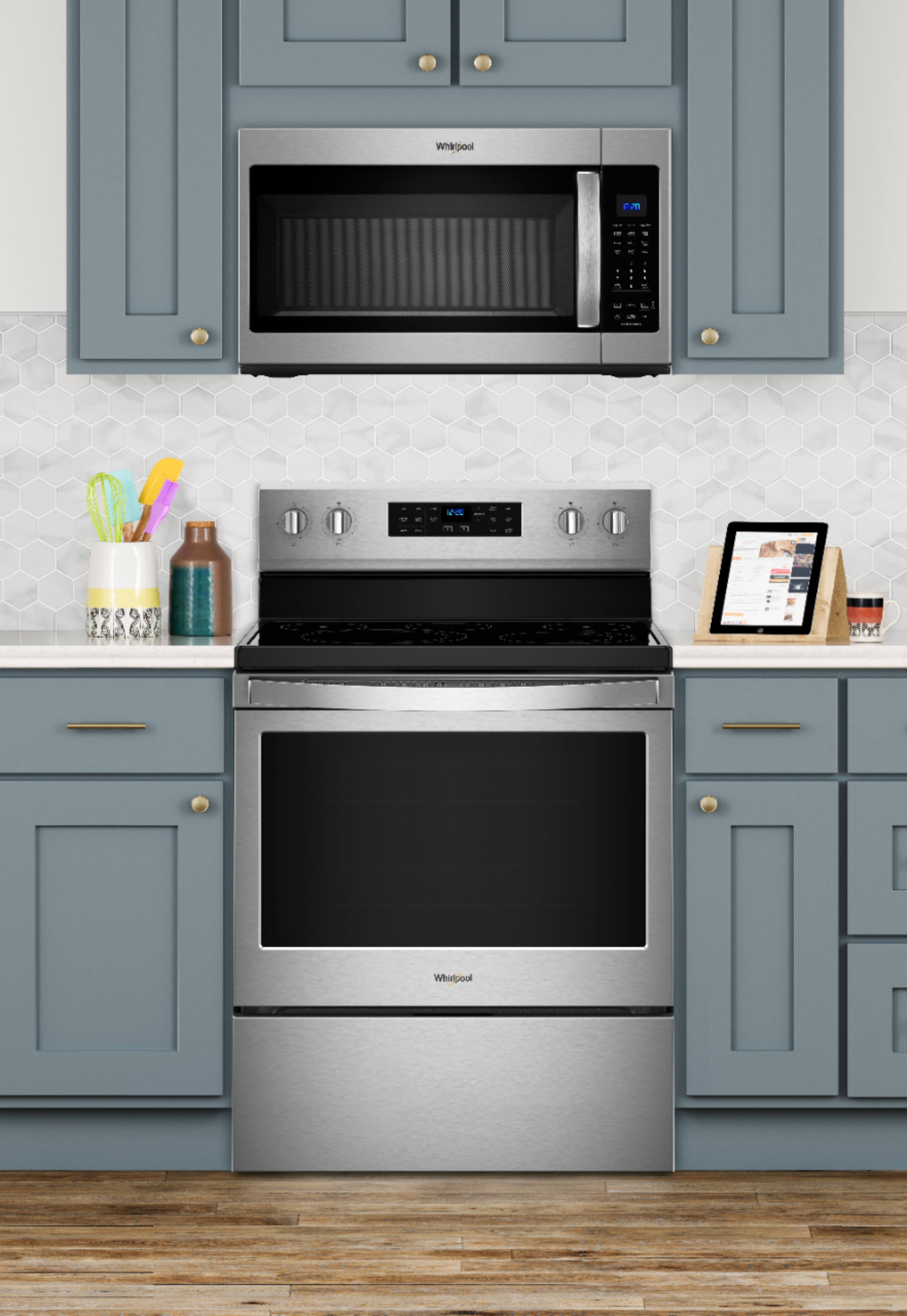 Whirlpool - 5.3 Cu. Ft. Freestanding Electric Range - Stainless steel - Alt_View_Standard_13