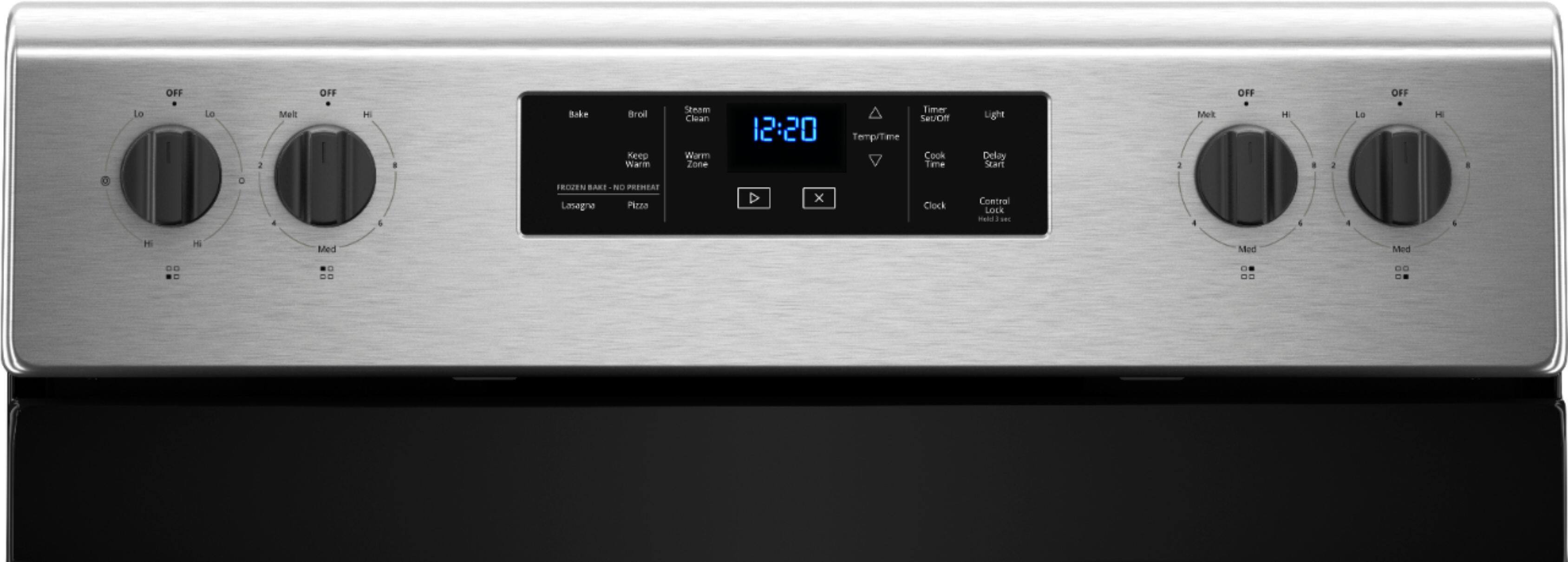 Whirlpool - 5.3 Cu. Ft. Freestanding Electric Range - Stainless steel - Alt_View_Standard_1