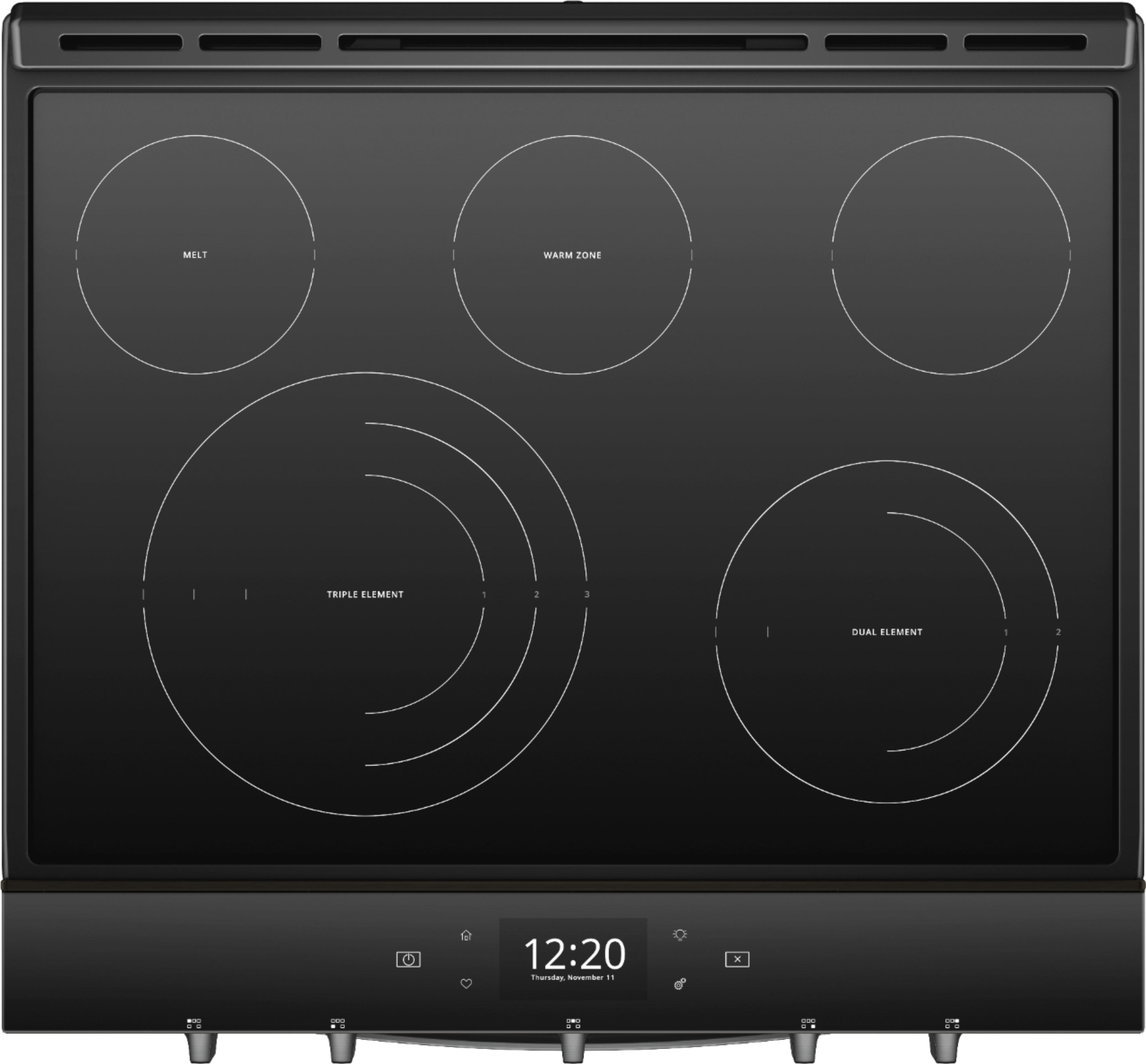 Whirlpool - 6.4 Cu. Ft. Self-Cleaning Slide-In Electric Convection Range - Black stainless steel - Alt_View_Standard_13