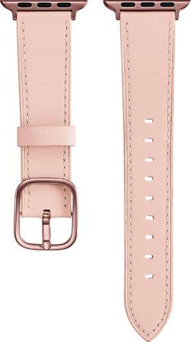 Platinum - Leather Watch Strap for Apple Watch™ 38mm and 40mm - Pink