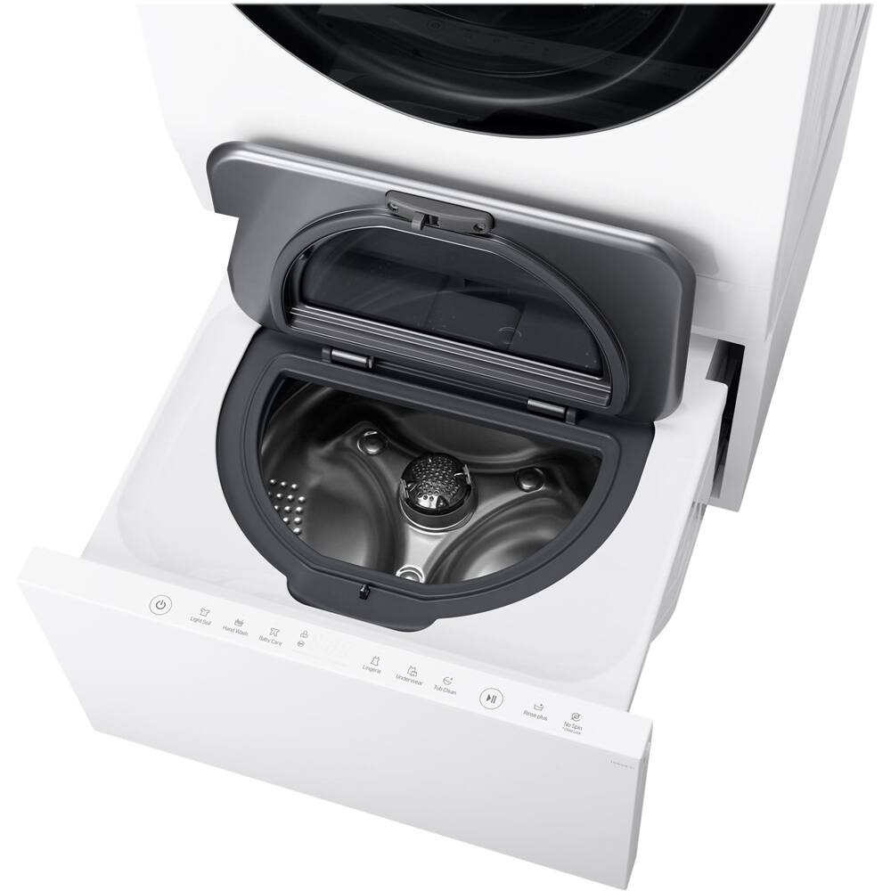 LG - SIGNATURE SideKick 0.7 Cu. Ft. 5-Cycle Pedestal Washer - White - Alt_View_Standard_11