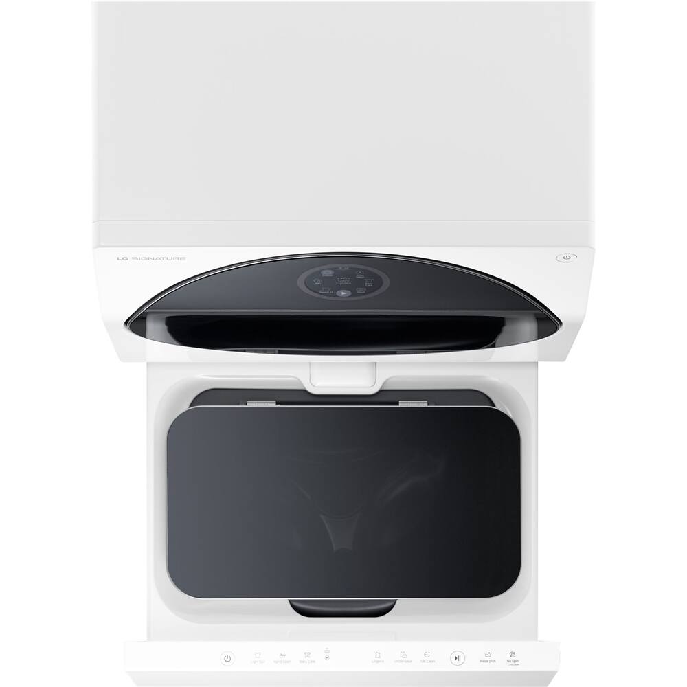 LG - SIGNATURE SideKick 0.7 Cu. Ft. 5-Cycle Pedestal Washer - White - Alt_View_Standard_12