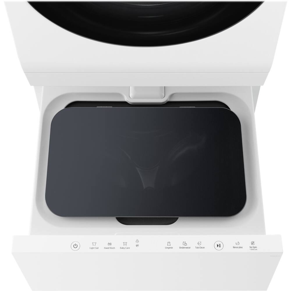LG - SIGNATURE SideKick 0.7 Cu. Ft. 5-Cycle Pedestal Washer - White - Alt_View_Standard_13