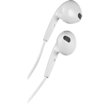Insignia™ - Wired Earbud Headphones - Off-white