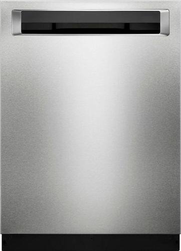 KitchenAid - 24" Built-In Dishwasher - Stainless steel - Front_Standard