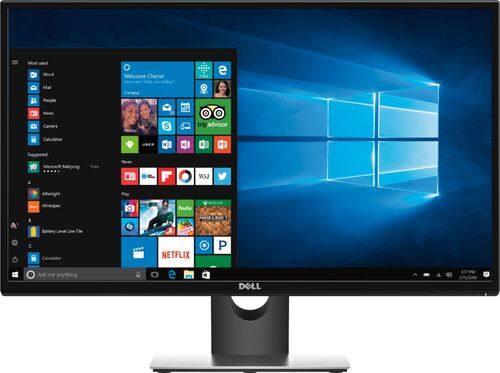 Dell - SE2717HR 27" IPS LED FHD FreeSync Monitor - Piano black