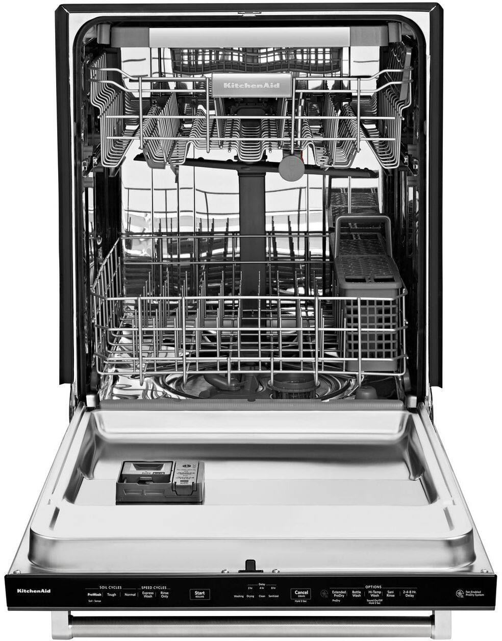 KitchenAid - 24" Built-In Dishwasher - Black stainless steel - Alt_View_Standard_17