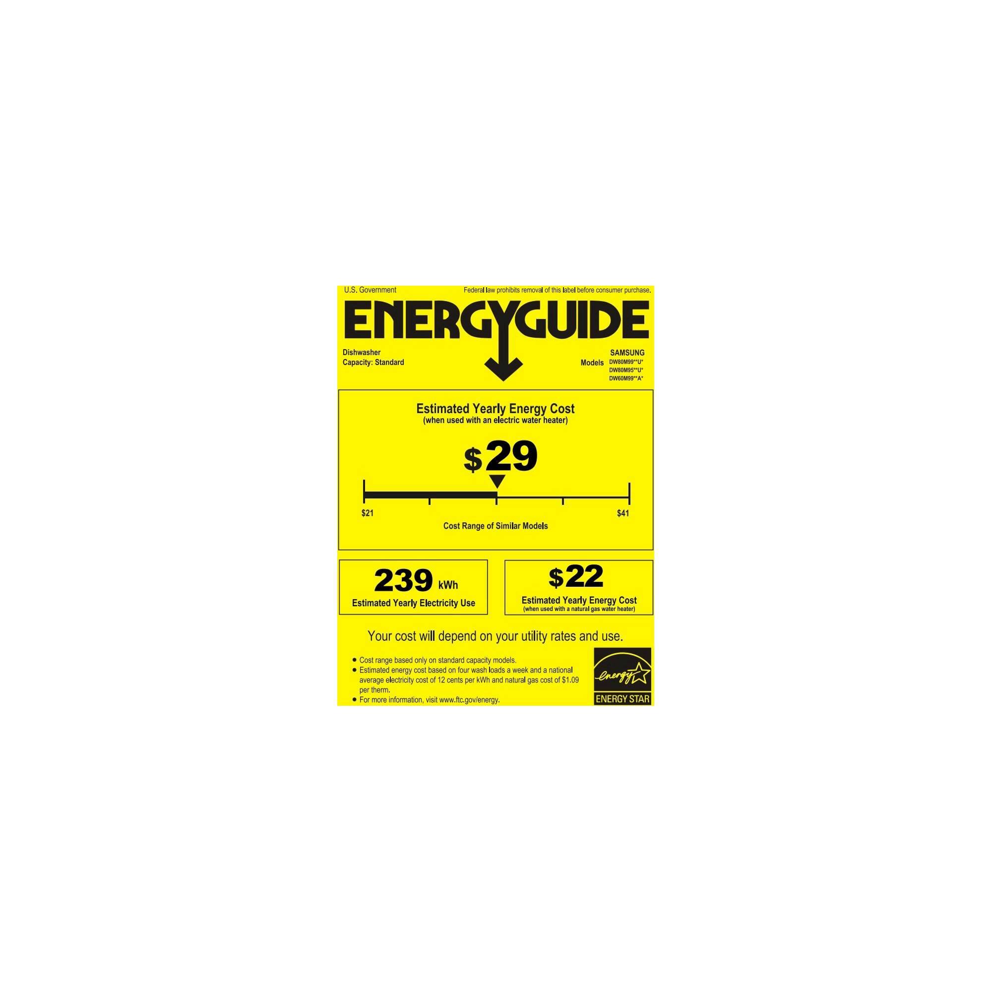 Samsung - Chef Collection WaterWall Dishwasher - Stainless steel - Energy_Guide