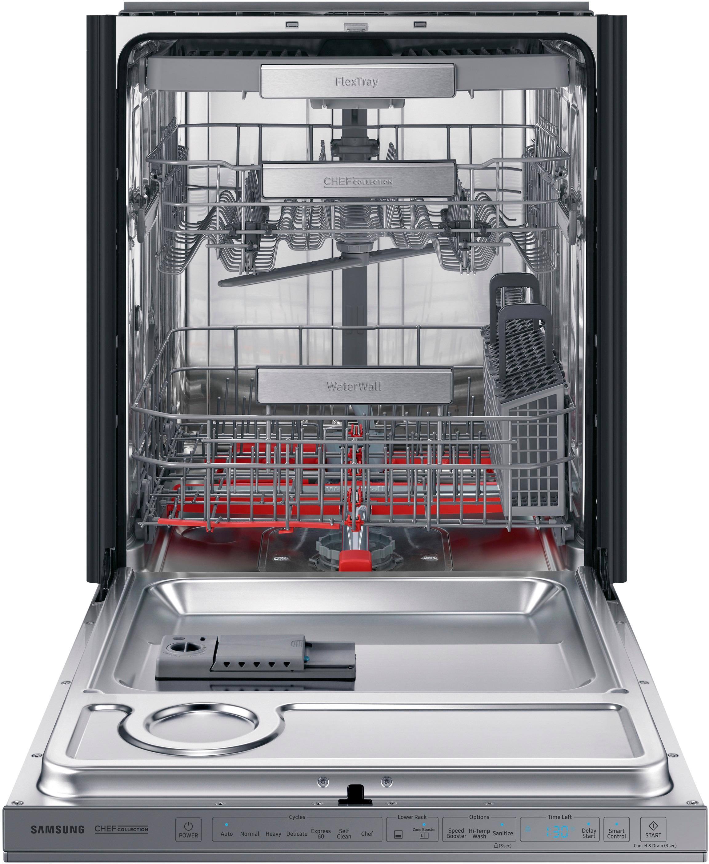 Samsung - Chef Collection WaterWall Dishwasher - Stainless steel - Alt_View_Standard_2