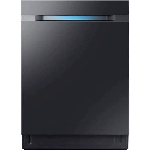 Samsung - Chef Collection WaterWall Dishwasher - Fingerprint Resistant Matte Black Stainless Steel - Front_Standard