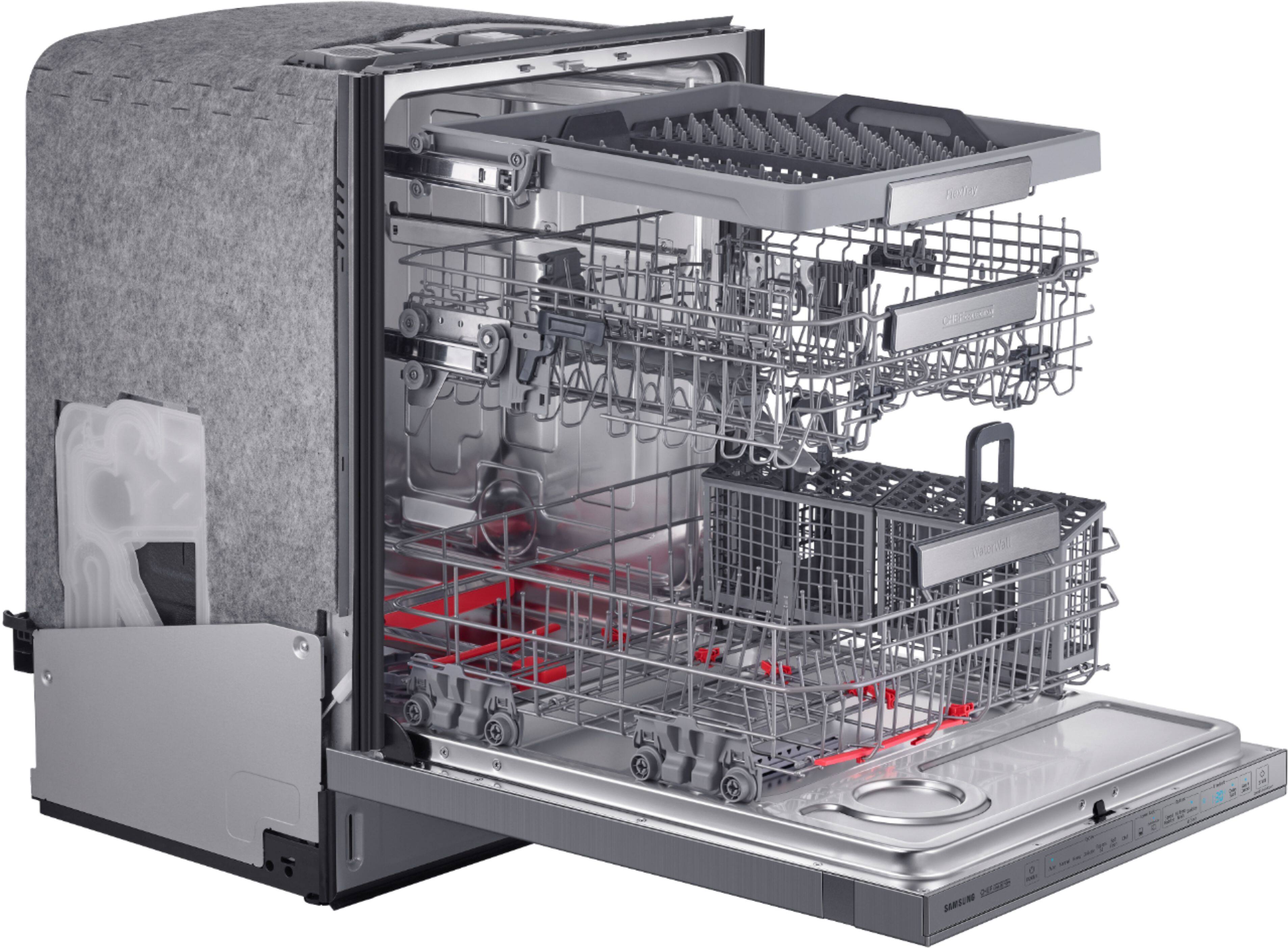 Samsung - Chef Collection WaterWall Dishwasher - Fingerprint Resistant Matte Black Stainless Steel - Alt_View_Standard_11