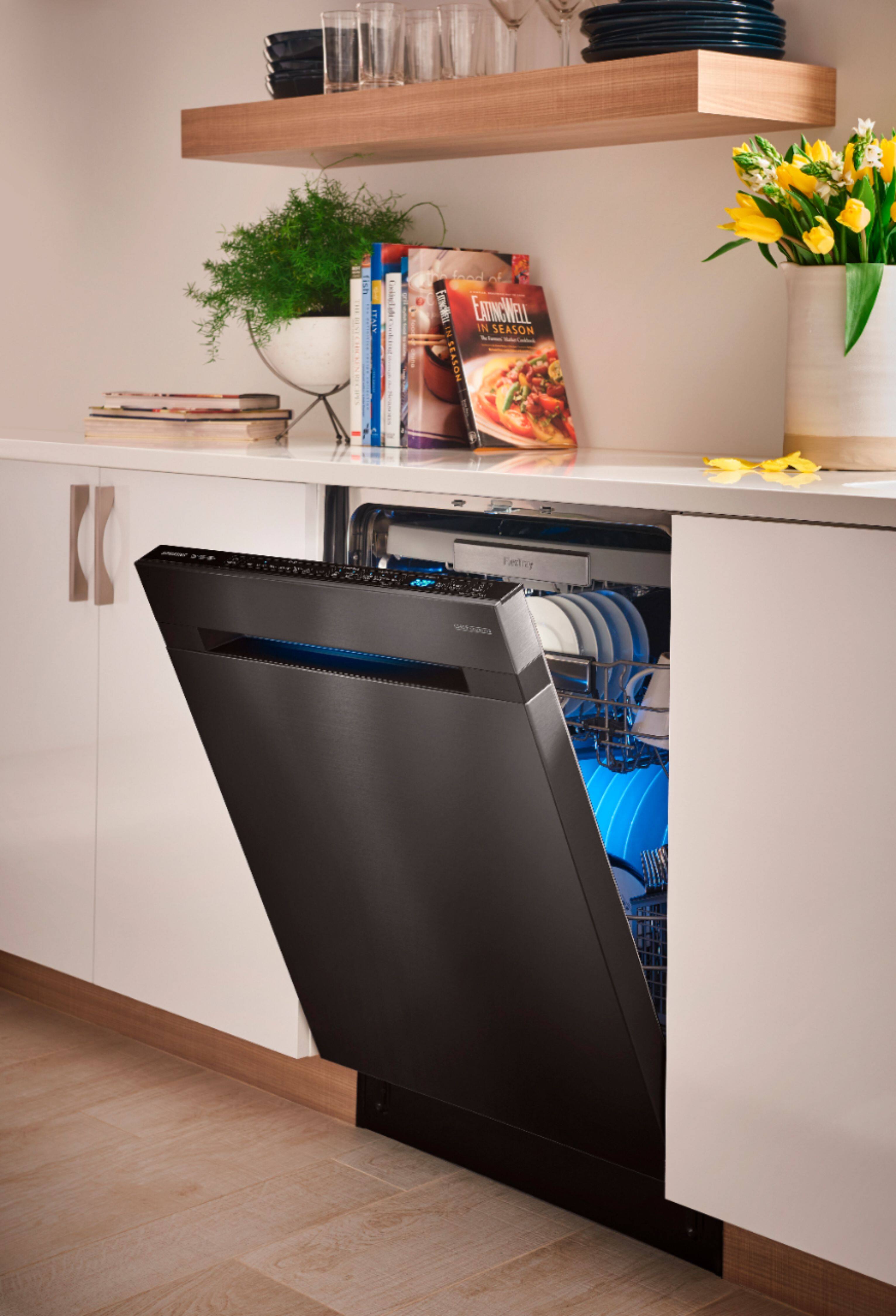 Samsung - Chef Collection WaterWall Dishwasher - Fingerprint Resistant Matte Black Stainless Steel - Alt_View_Standard_20