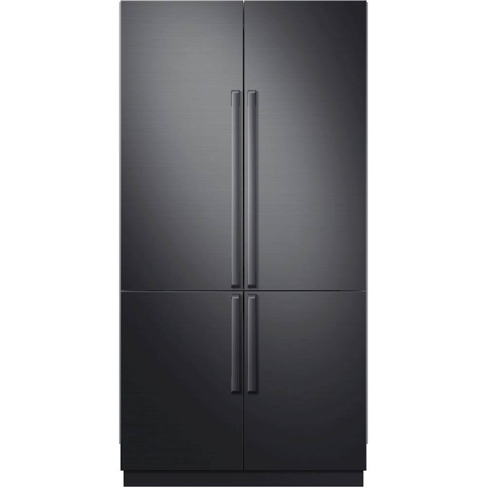 Samsung - Door Panels and Accessory Kit for Samsung 42" Built-In Chef Collection Refrigerators - Fingerprint Resistant Matte Black Stainless Steel - Front_Zoom