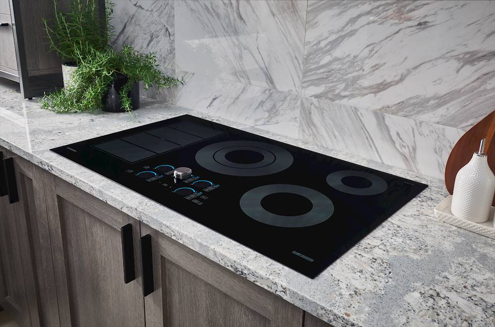 Samsung - Chef Collection 36" Induction Cooktop - Black - Alt_View_Standard_18
