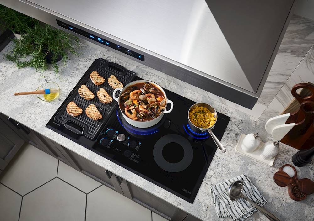 Samsung - Chef Collection 36" Induction Cooktop - Black - Alt_View_Standard_19