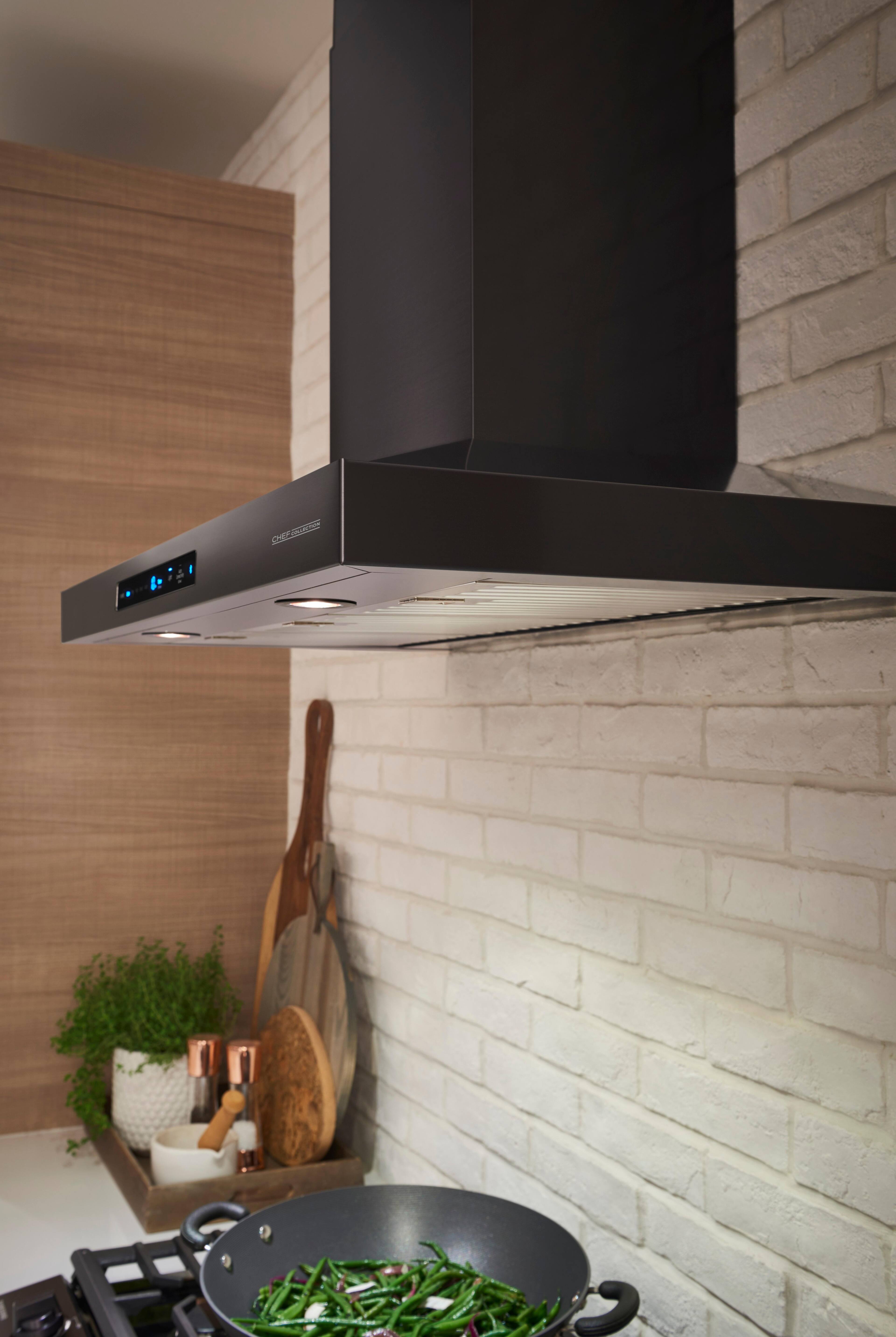 Samsung - Chef Collection 30" Range Hood - Fingerprint Resistant Matte Black Stainless Steel - Alt_View_Standard_12