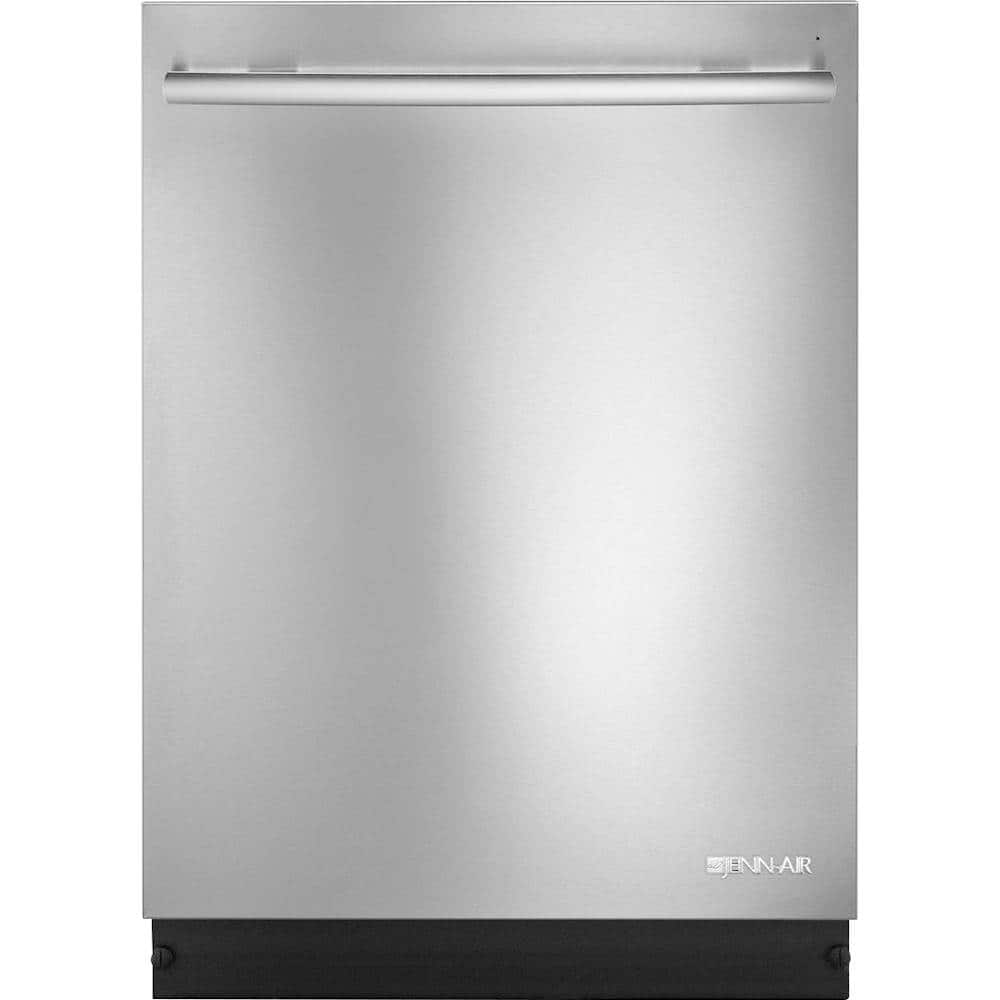 Jenn-Air - Euro-Style TriFecta 24" Top Control Built-In Dishwasher with Stainless Steel Tub - Front_Zoom