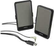 USB-Powered Portable Speakers (Pair) - Black