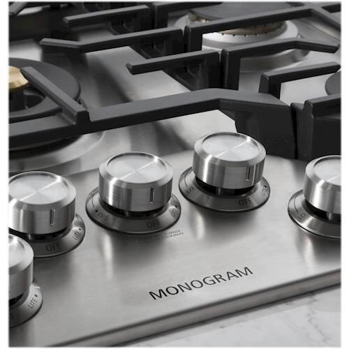 Monogram - 30" Gas Cooktop - Stainless steel - Alt_View_Standard_14