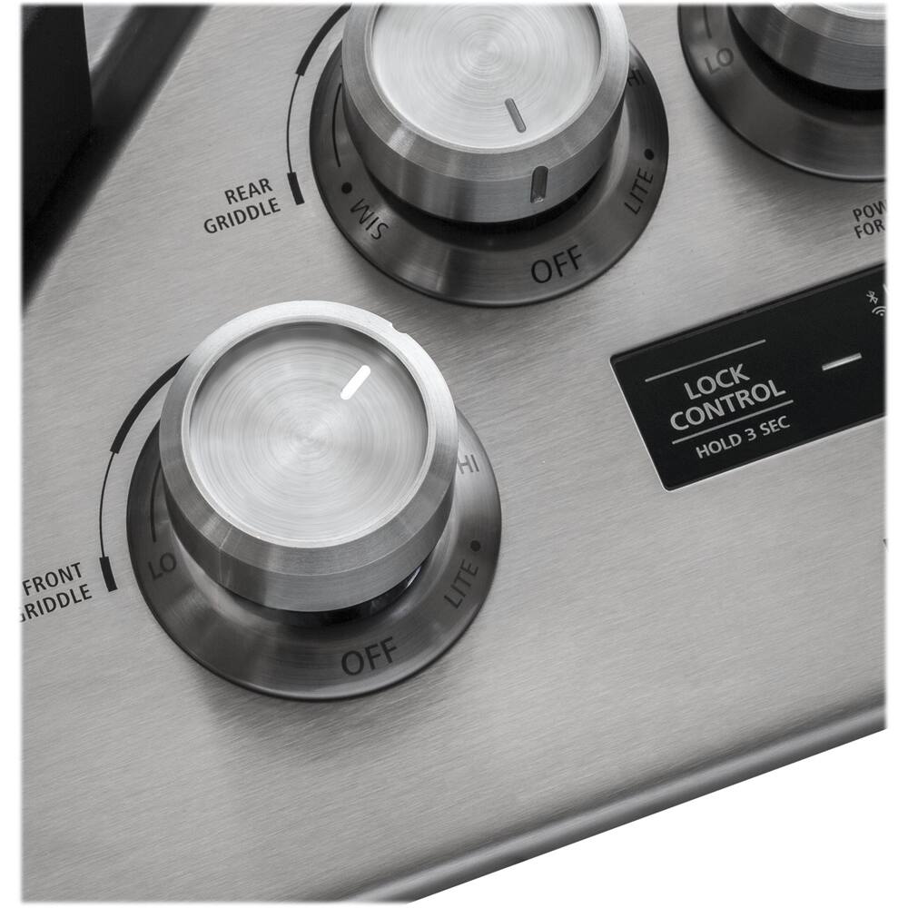 Monogram - 36" Gas Cooktop - Stainless steel - Alt_View_Standard_13