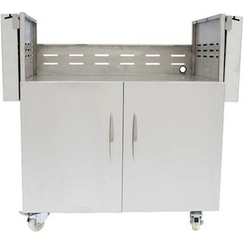 Coyote - Freestanding Cart for 36" Gas Grill - Stainless steel - Angle_Standard