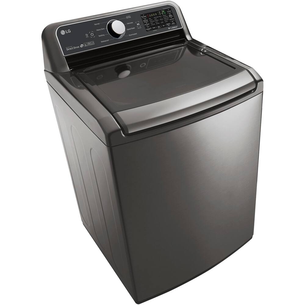 LG - 5.0 Cu. Ft. 8-Cycle Top-Load Smart Wi-Fi Washer - 6Motion Technology - Graphite Steel - Alt_View_Standard_11