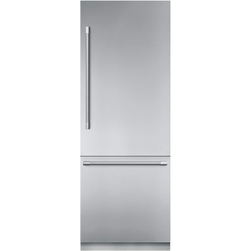 Thermador - Freedom 16 Cu. Ft. Bottom-Freezer Built-In Refrigerator - Stainless steel - Front_Zoom