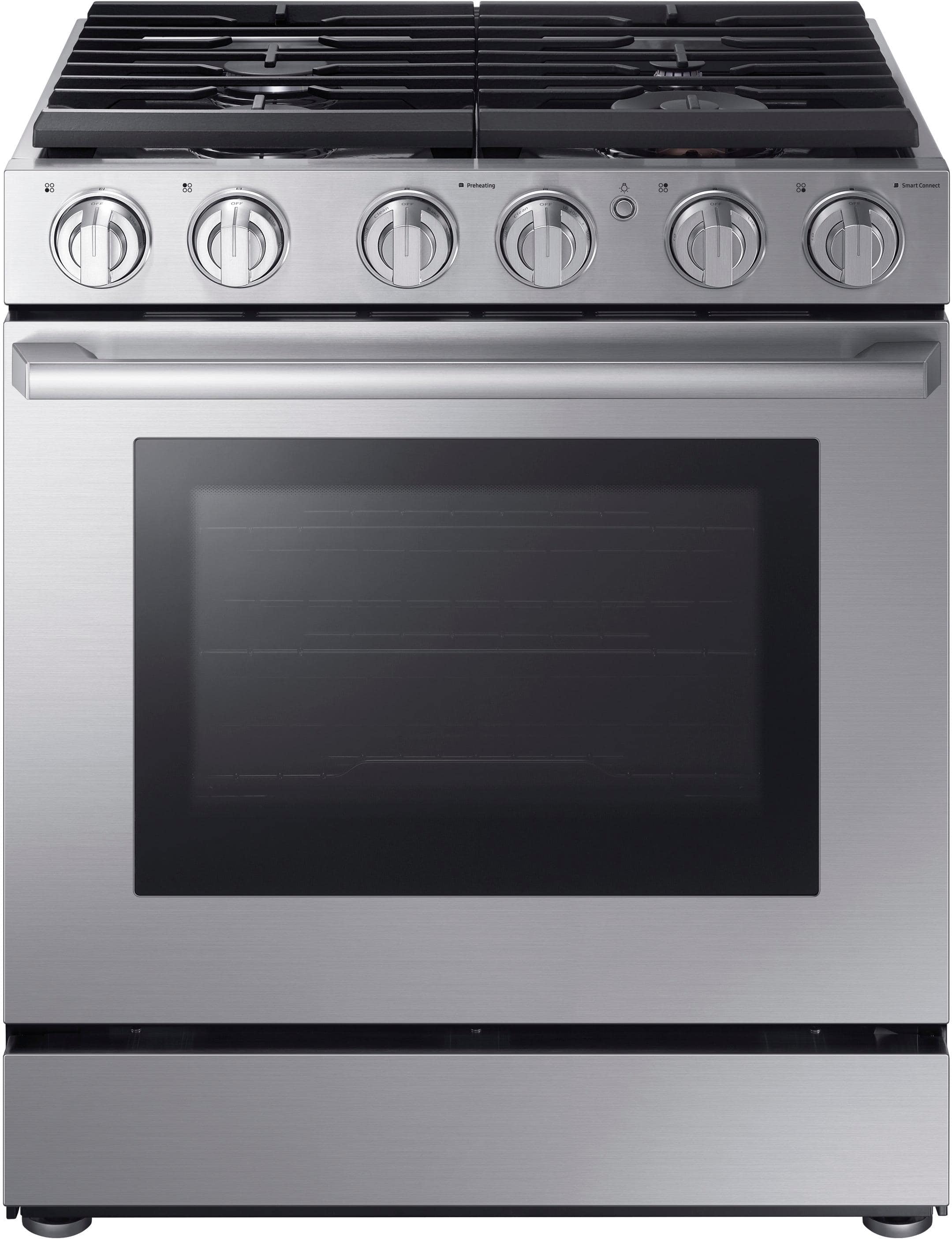 Samsung Chef Collection 5.8 Cu. Ft. SlideIn Gas Convection Range Stainless steel at Pacific