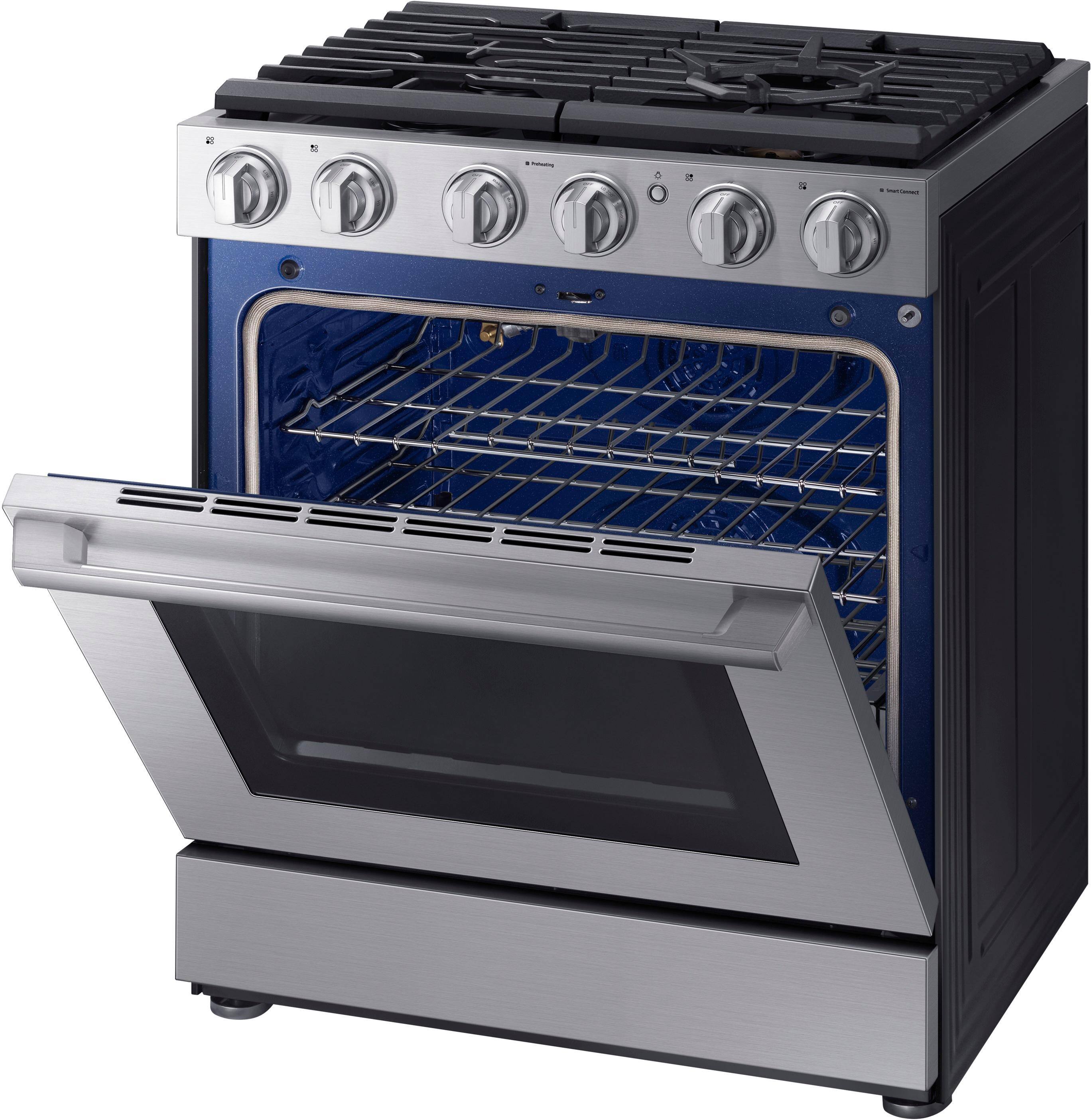Samsung Chef Collection 5.8 Cu. Ft. SlideIn Gas Convection Range