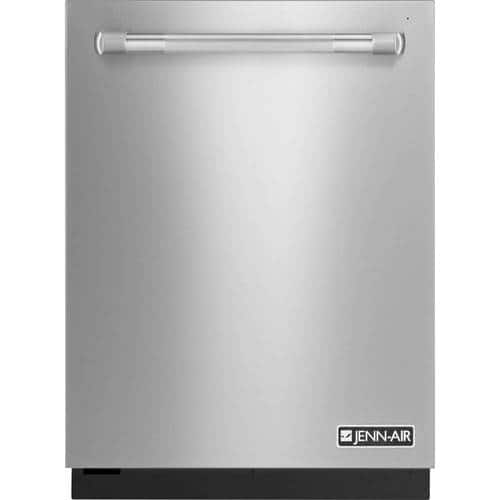 Jenn-Air - TriFecta 24" Top Control Built-In Dishwasher with Stainless Steel Tub - Front_Standard
