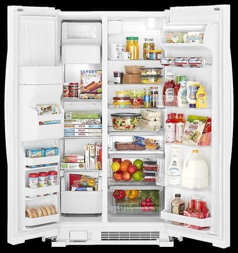Whirlpool 24.6 Cu. Ft. SidebySide Refrigerator with Water and Ice